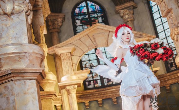 南桃Momoko 德丽莎花裳月纱 [16P-31MB]