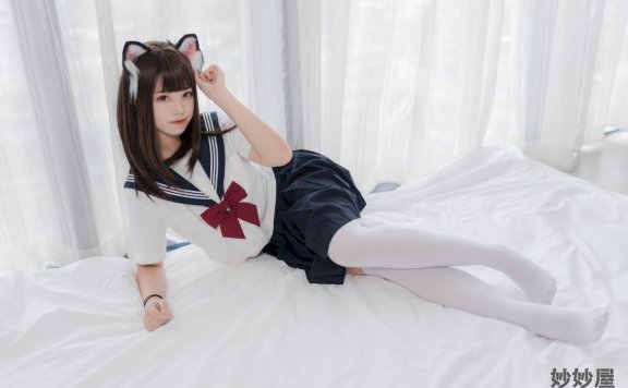 蜜汁猫裘 猫耳JK [40P-110MB]