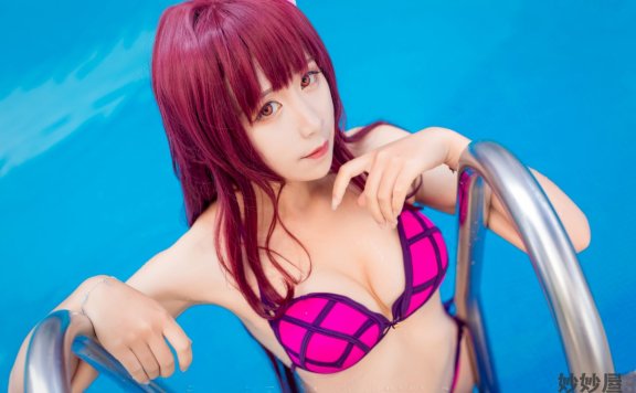 九曲Jean 斯卡哈 泳装 [9P-73MB]