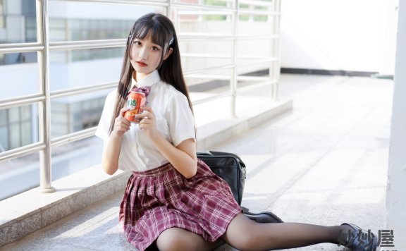 喵糖映画 VOL.023 长发JK萌妹