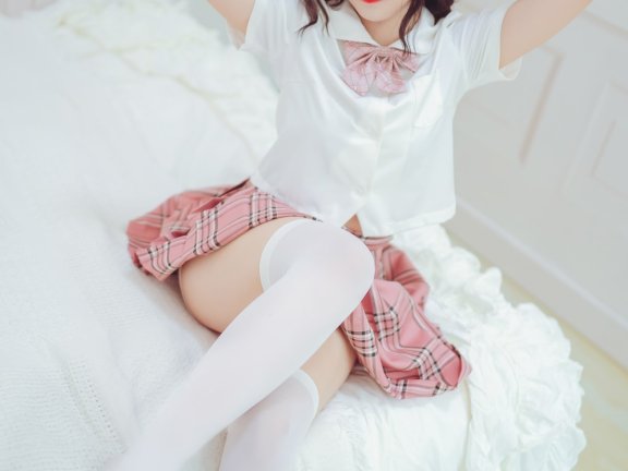 喵糖映画 VOL.001 过膝白丝