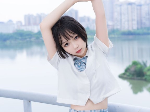 喵糖映画 VOL.015 白丝格子裙