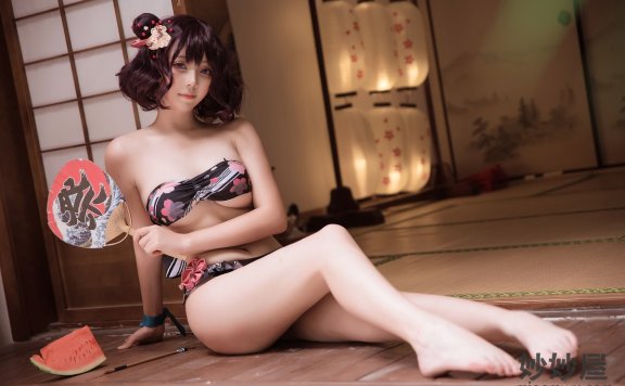 菌烨tako 葛飾北斎水着 [9P-65M]