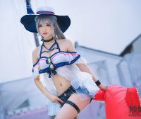 弥音音 明日方舟 斯卡蒂泳装[24P-316MB]