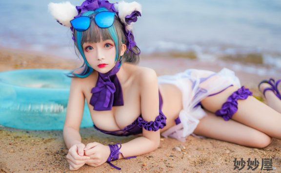 日奈娇 柴郡泳装[41P-599MB]