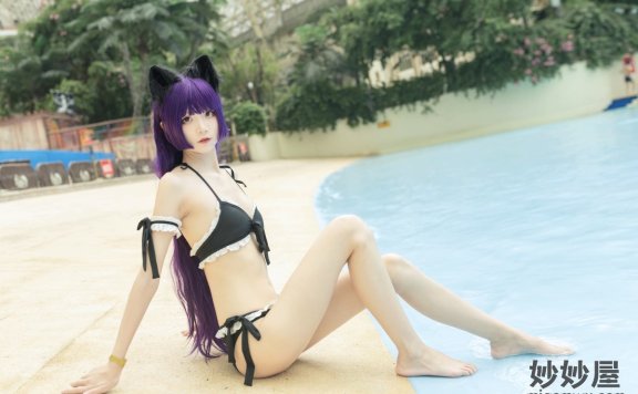 五更百鬼 黑猫泳装 [12P-23MB]