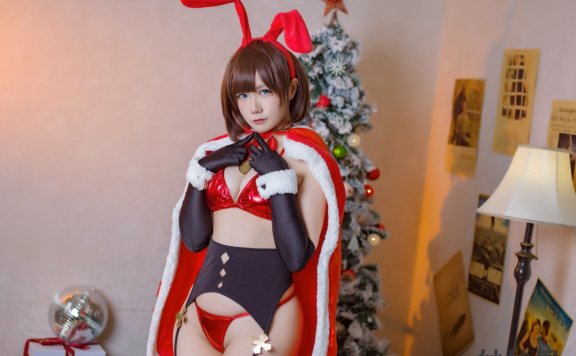 麻花酱 魔太郎圣诞兔 [22P-349MB]