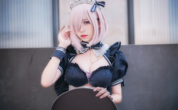 芋圆侑子 黑枪呆女仆自拍 [24P3V-211MB]