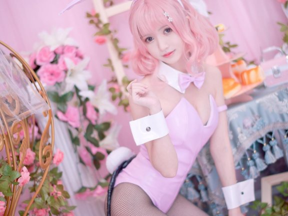 鳗鱼霏儿 粉色兔女郎2 [14P-191MB]