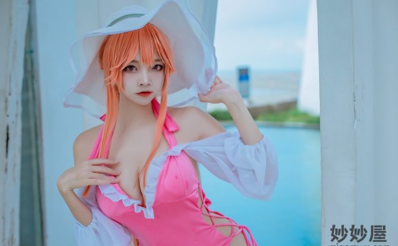 二佐Nisa 碧蓝黎塞留泳装 [9P-48MB]