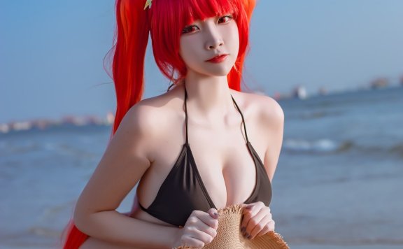 二佐Nisa 碧蓝航线 火奴鲁鲁泳装 [20P-109MB]