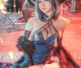 仙九Airi 柴郡旗袍 [22P-369MB]