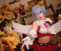 花柒Hana 圣诞蕾姆cos正片 [22P-68MB]