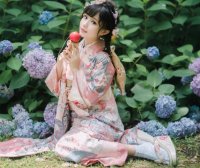 花柒Hana 绣球花和服 [18P-437MB]