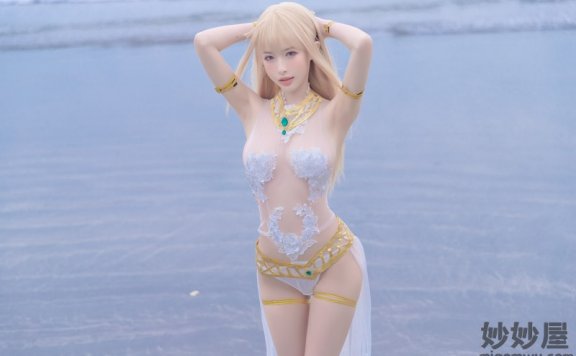 清水由乃 玛丽萝丝 白色泳衣[33P-355MB]