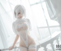 蠢沫沫 2B-白婚纱 [59P-536MB]
