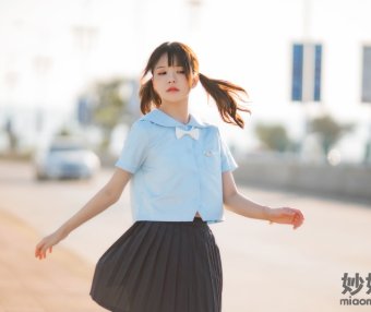 桜桃喵 蔚蓝 [33P-608MB]