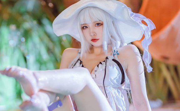 二佐Nisa 碧蓝光辉泳装 [39P-430MB]