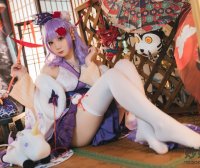 焖焖碳 独角兽和服 [30P-124MB]